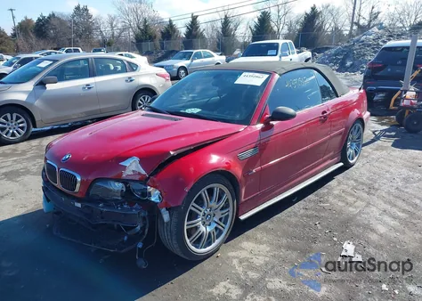 2006 BMW M3 z USA, uszkodzony, nr VIN WBSBR93406PK12200